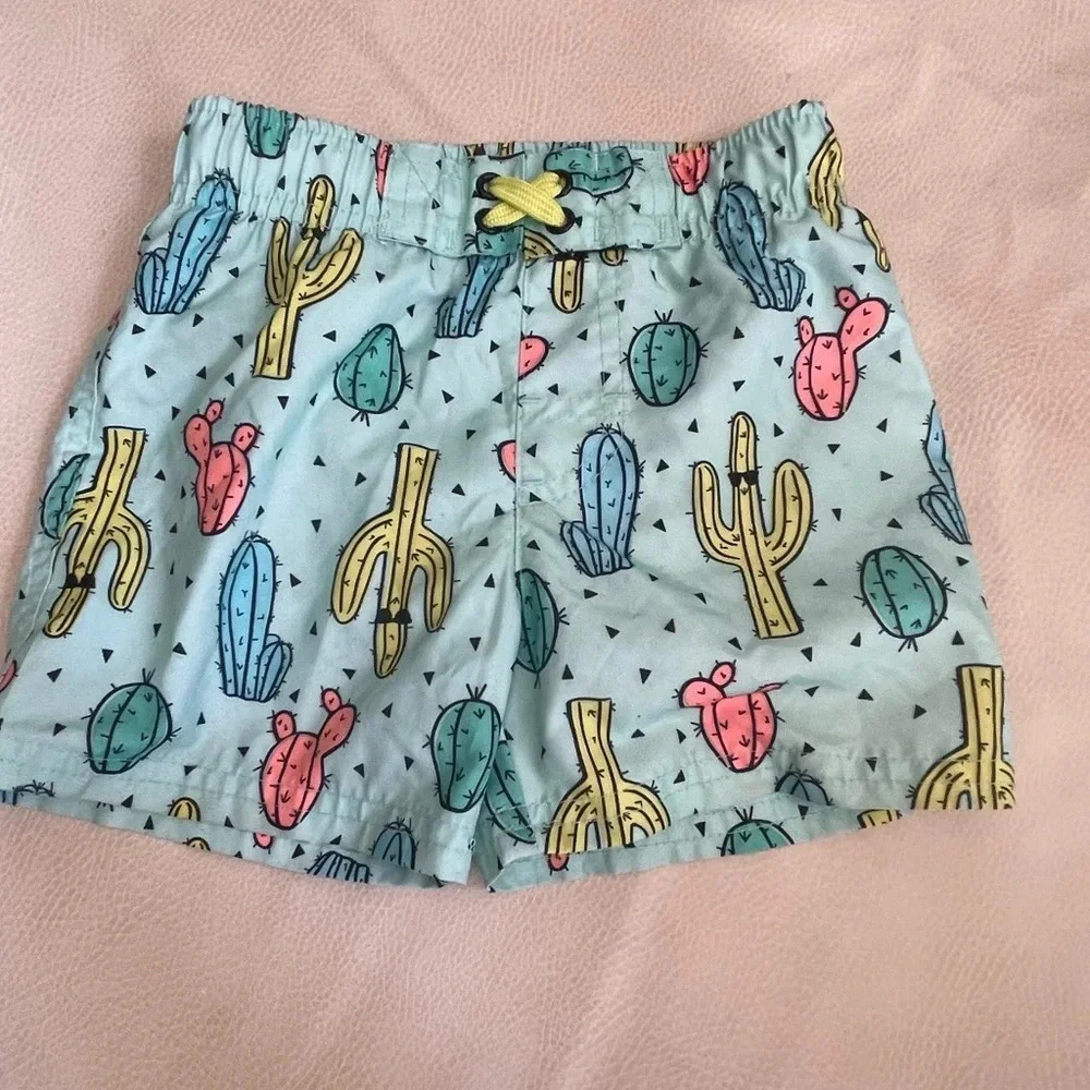Baby boy bundle swim trunk, rash guard and shorts